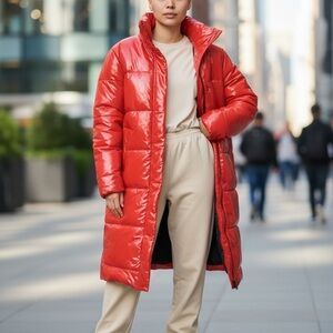 NWT LITA BY CIARA LEATHER COAT